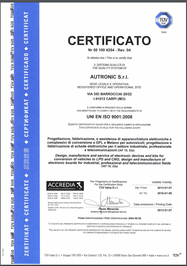 certificazione